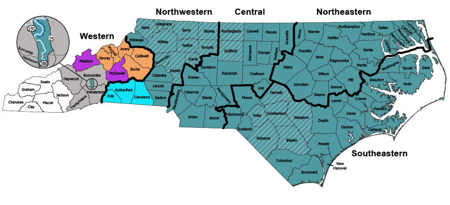 north carolina deer hunting zones 2025/26