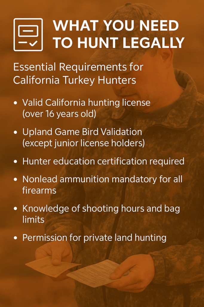 california turkey season licenses and info