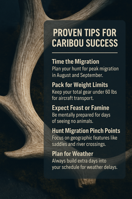 alaska caribou hunting tips
