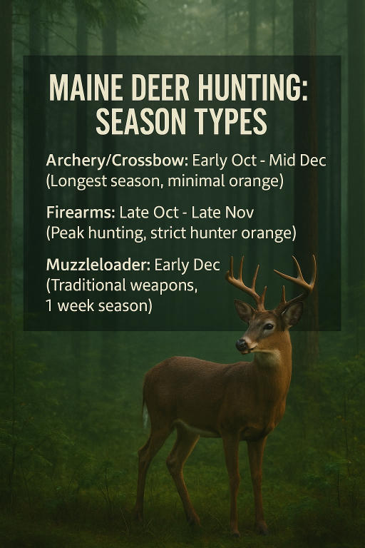 maine deer hunting season dates