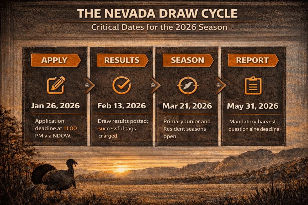 Nevada spring turkey critical dates