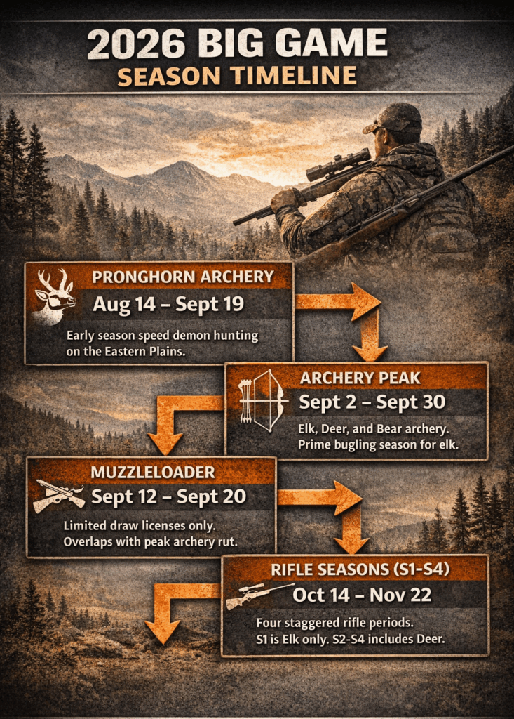 Colorado hunting big game