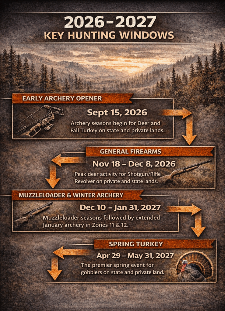 Connecticut hunting dates