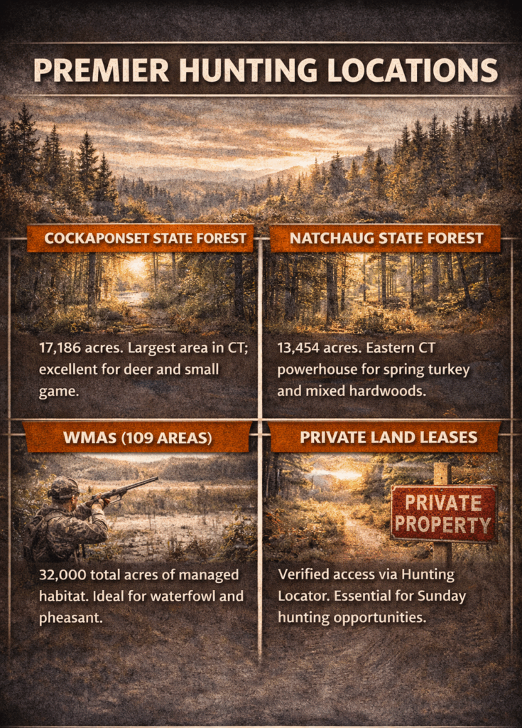 Hunting locations Connecticut