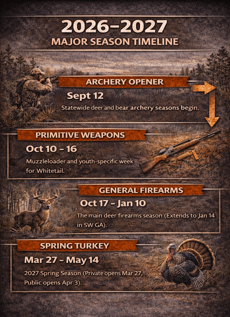 Georgia hunting dates