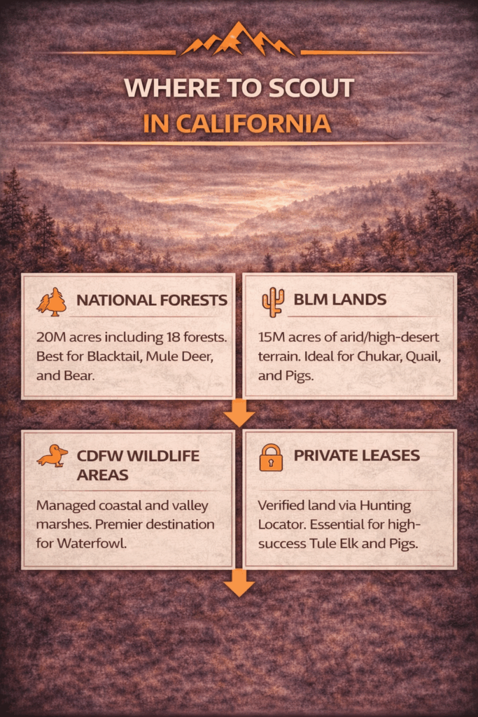 California hunting land