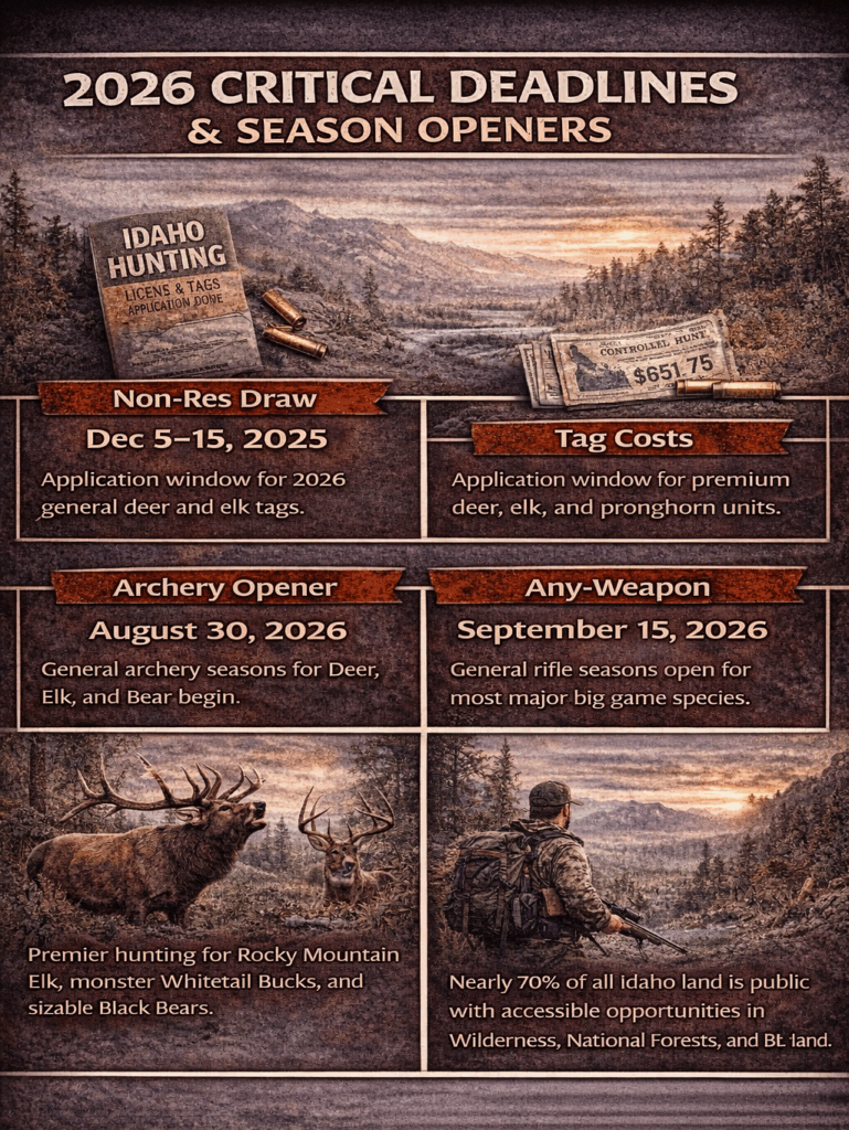 Idaho hunting dates