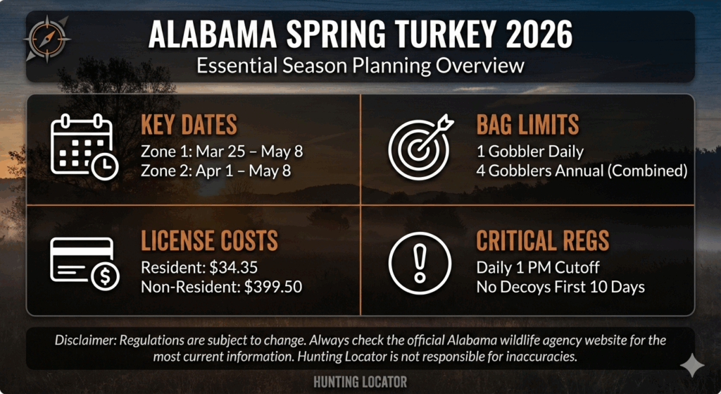 Alabama spring turkey overview
