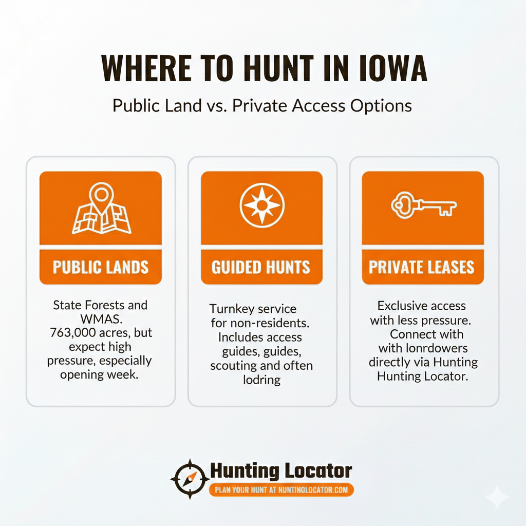 Where to hunt in Iowa
