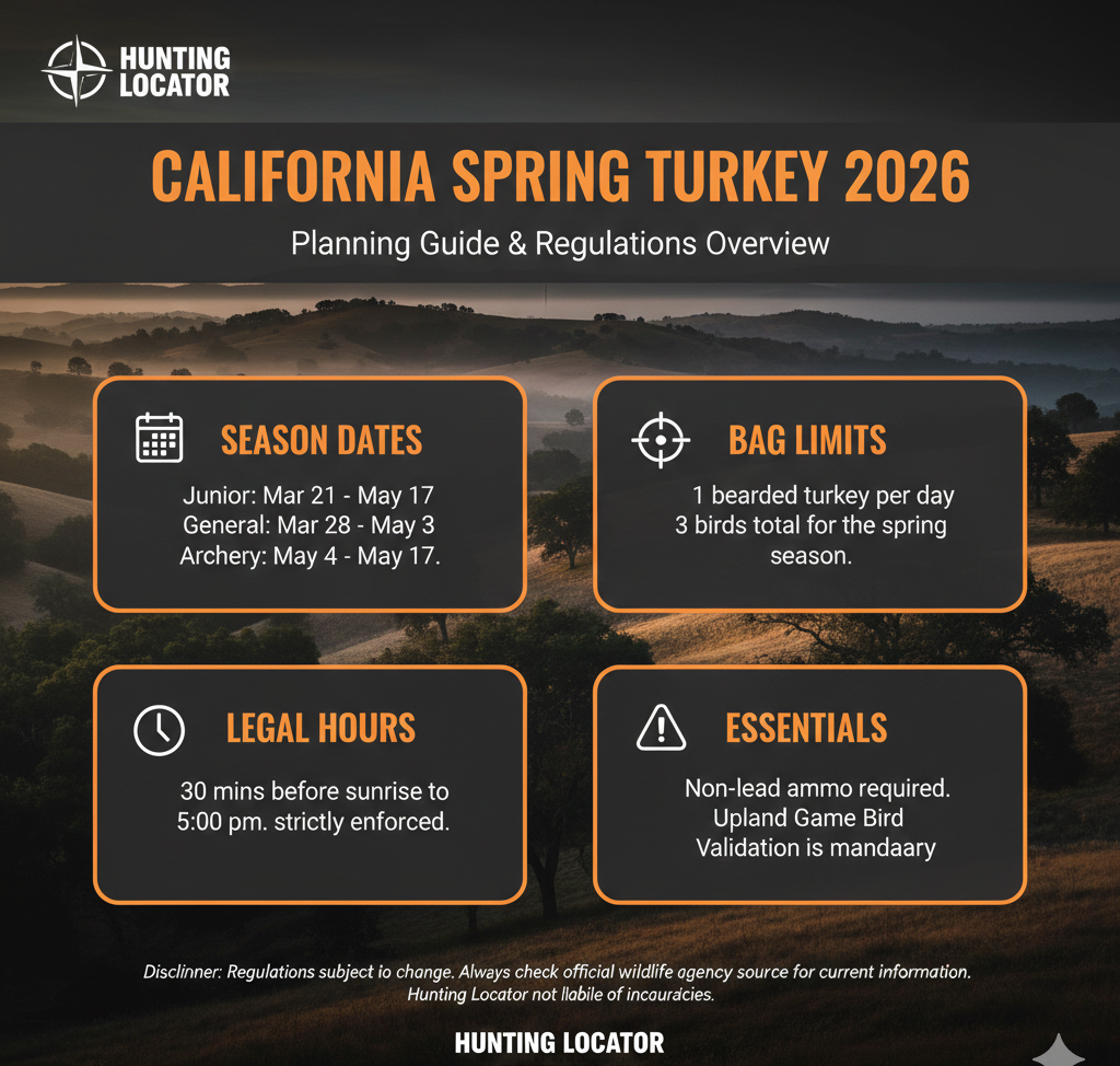 California spring turkey overview