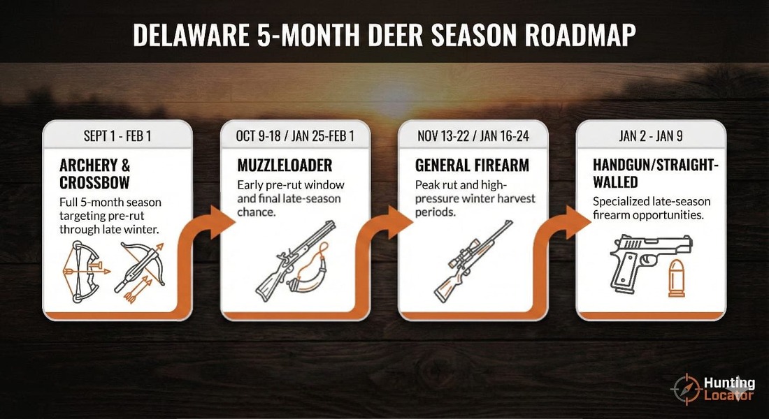 delaware deer season road map