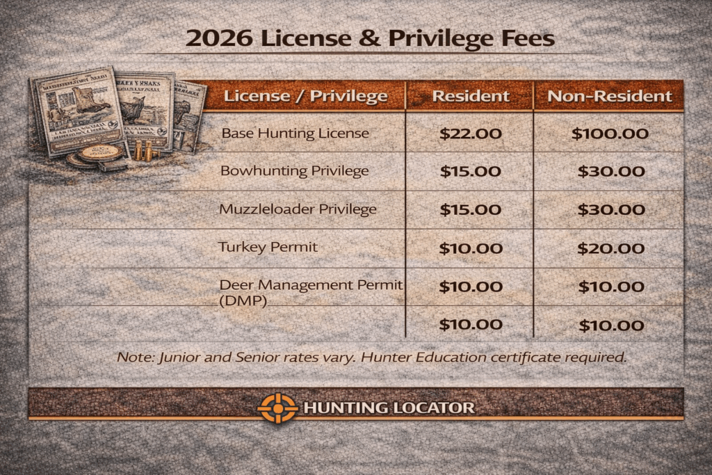 New York hunting fees