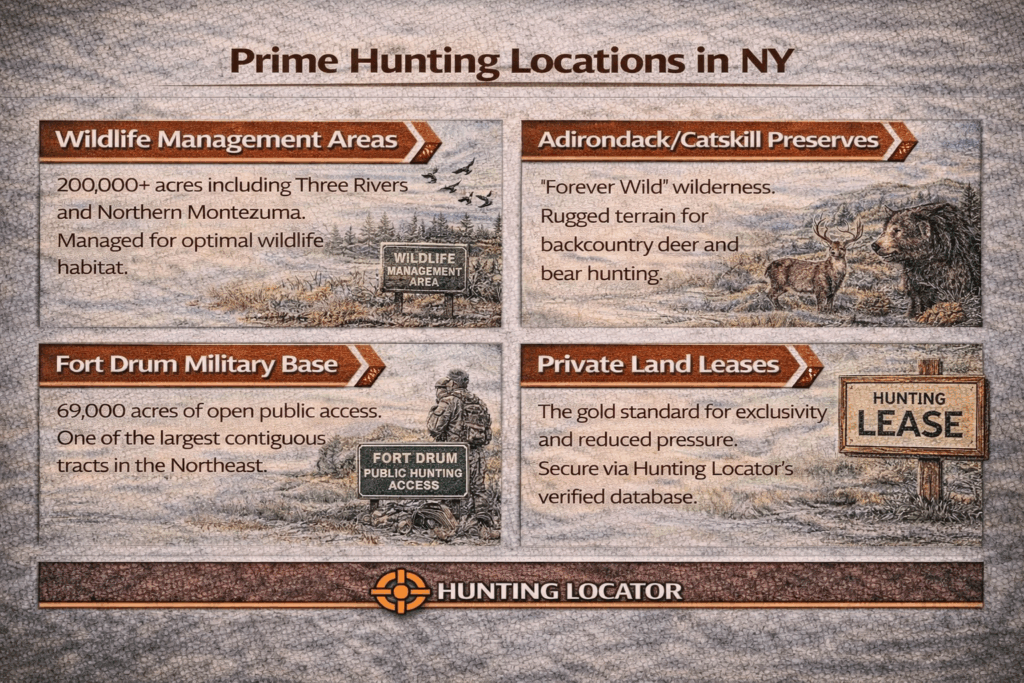 New York hunting locations