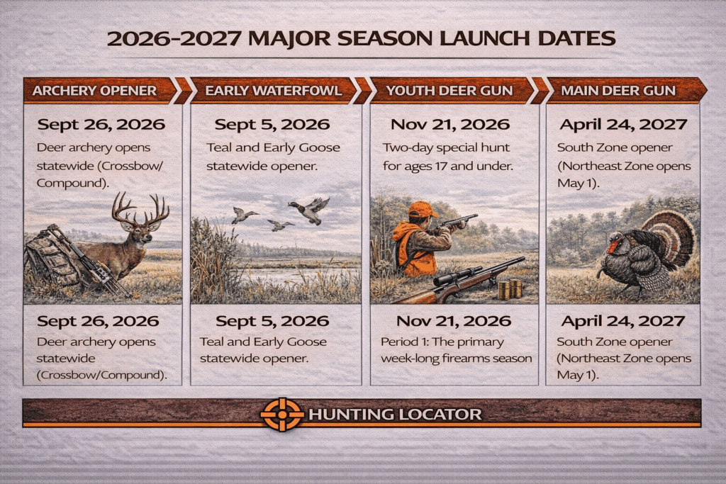 Ohio hunting dates