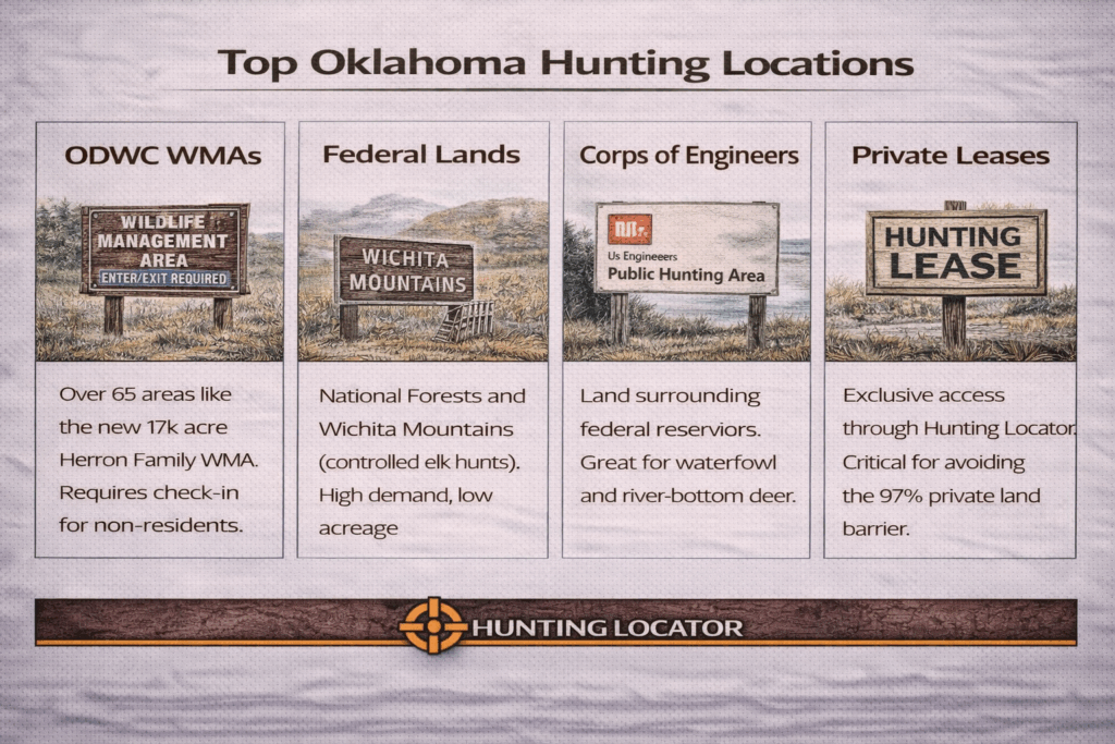 Oklahoma hunting locations