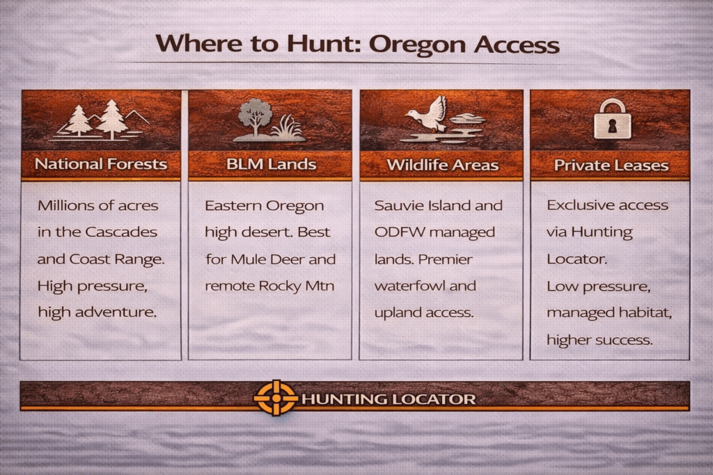Oregon hunting locations