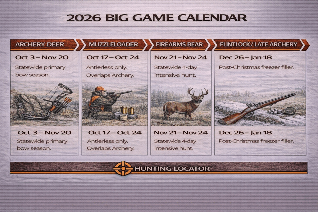 Pennsylvania hunting dates