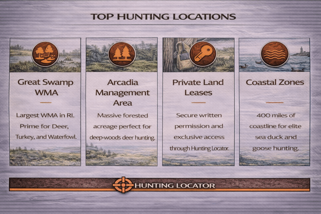 RI hunting locations