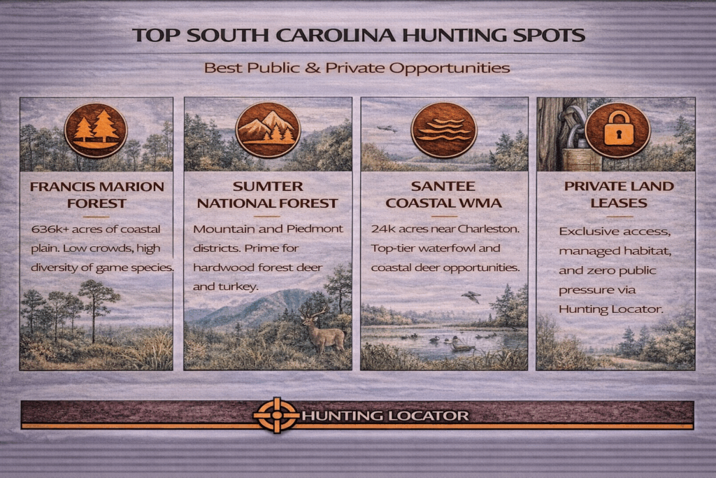 South Carolina hunting spots