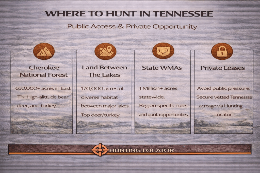 Tennessee hunting locations