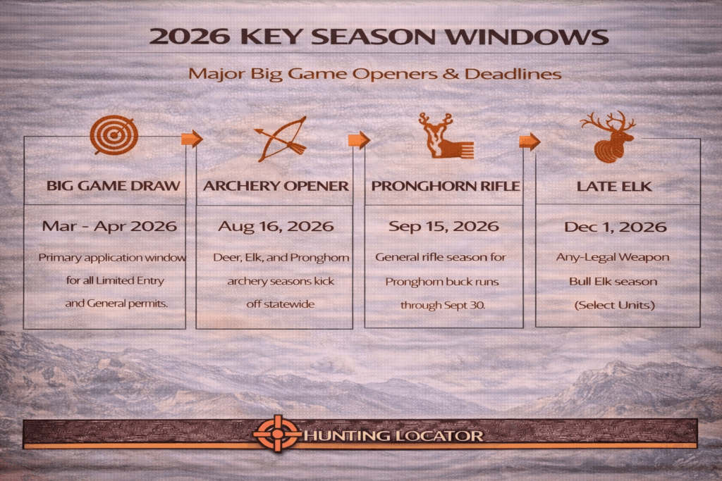 Utah hunting season dates
