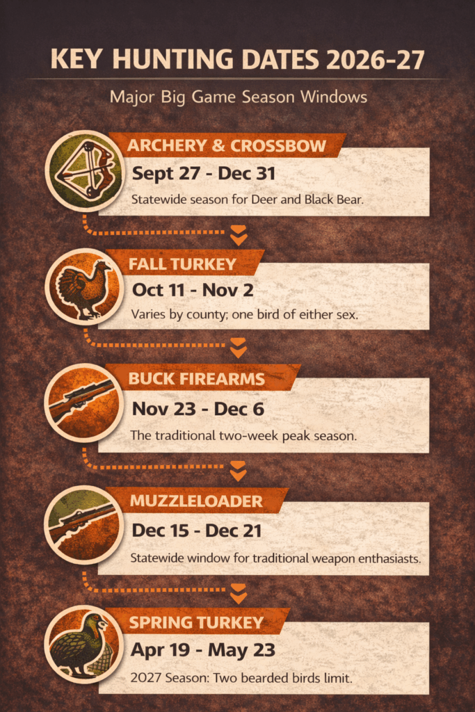West Virginia hunting dates