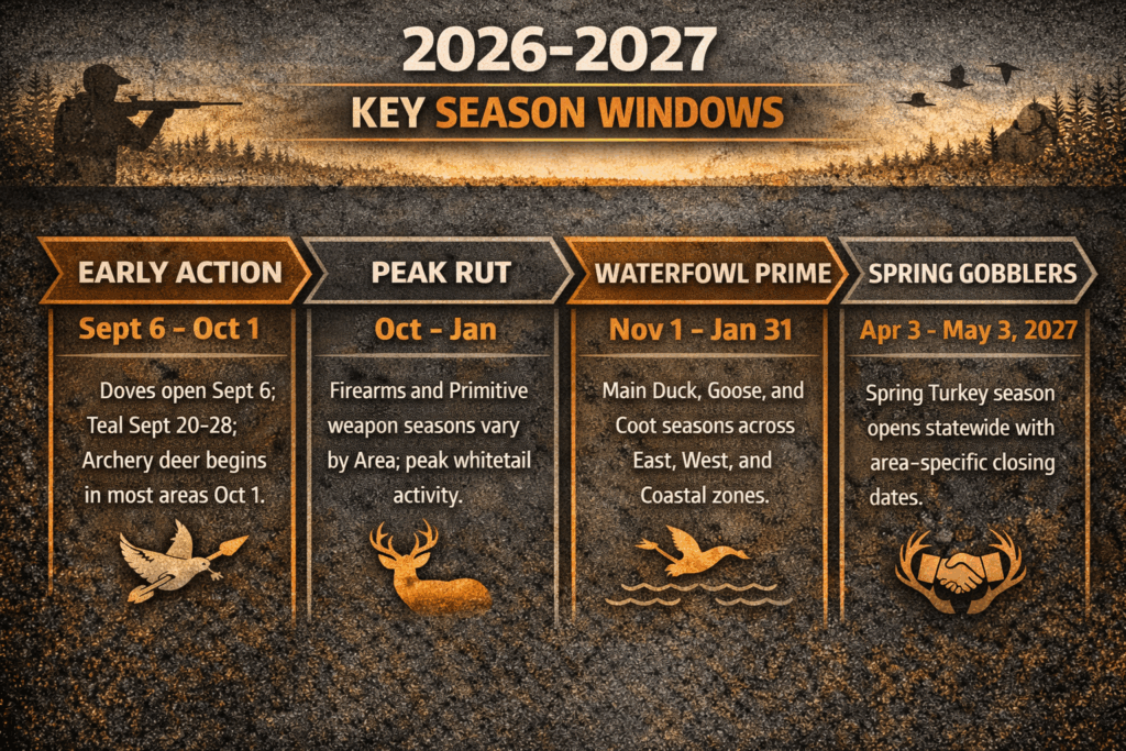 Louisiana hunting dates