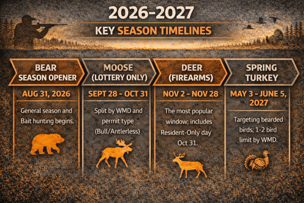 Maine hunting dates