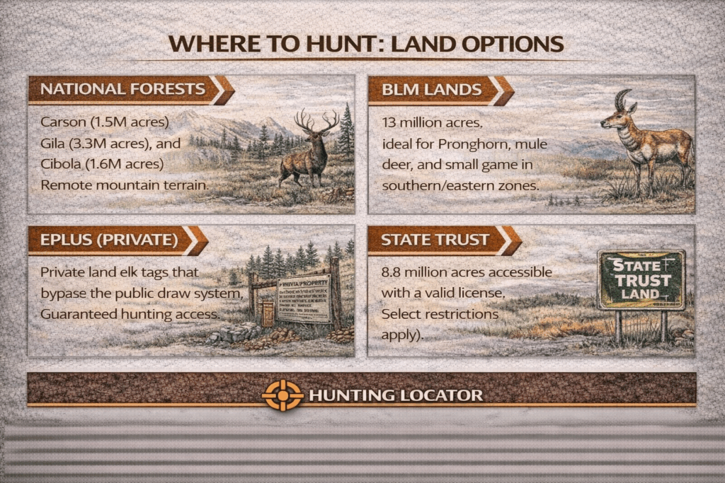 New Mexico hunting land