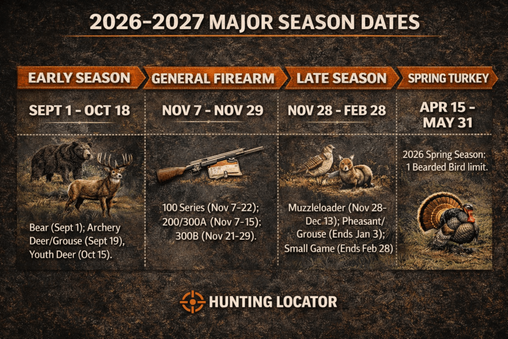 Minnesota hunting dates