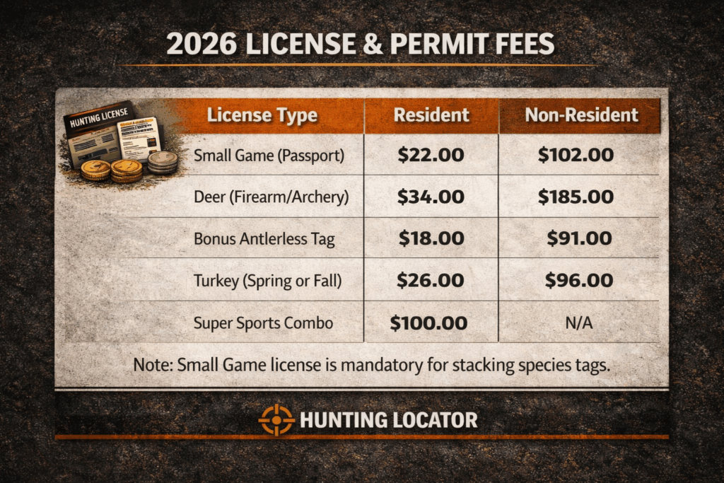 Minnesota hunting fees