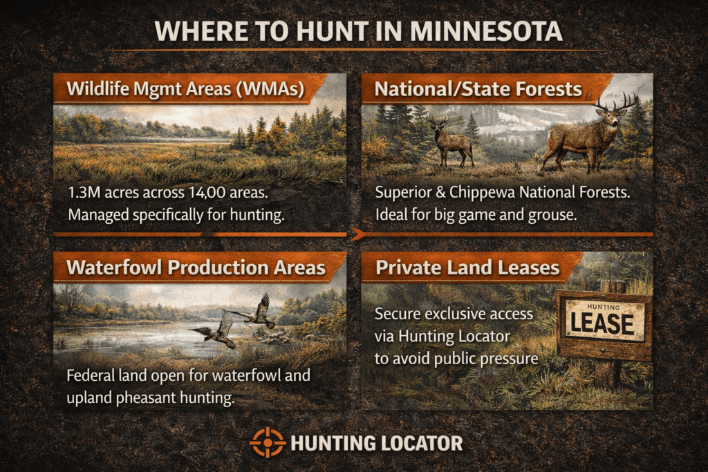 Minnesota hunting lands