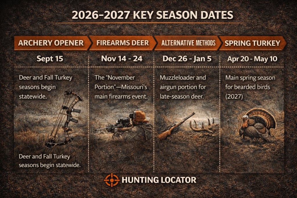 Missouri hunting dates