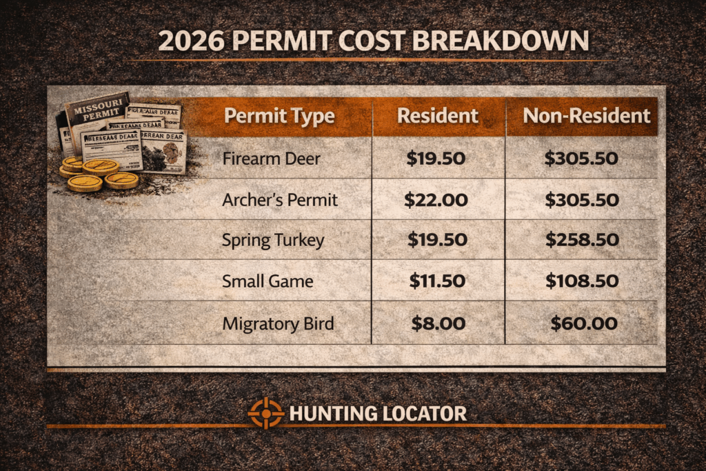 Missouri license fees