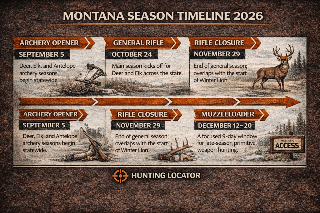Montana hunting dates