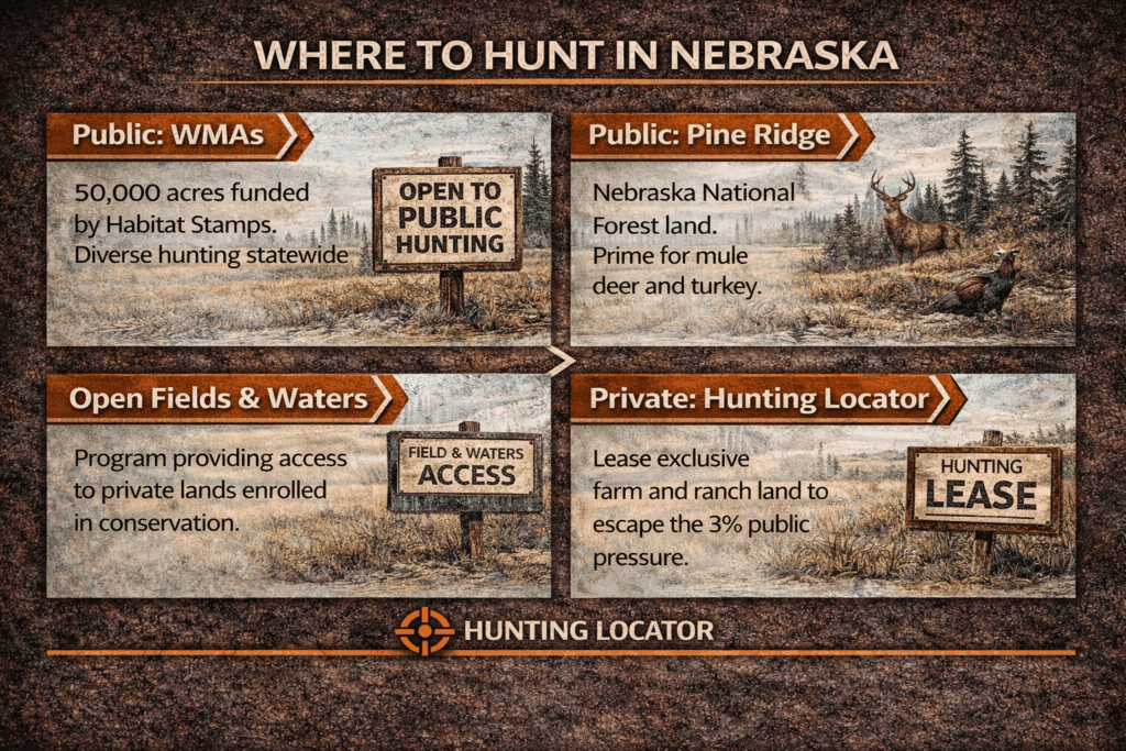 Nebraska hunting land