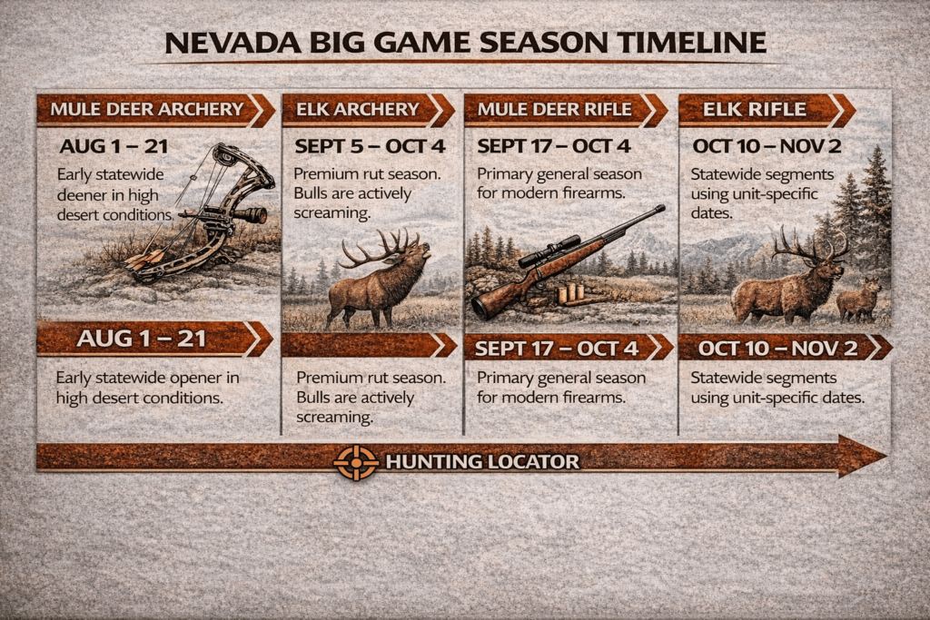 Nevada hunting dates