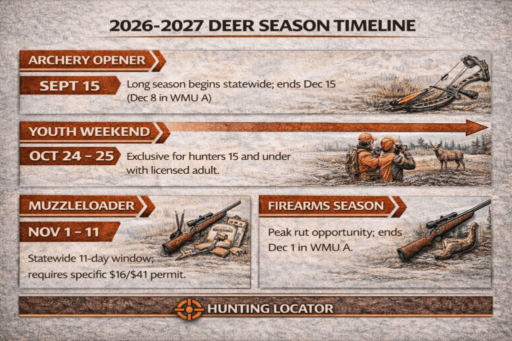 New Hampshire hunting dates
