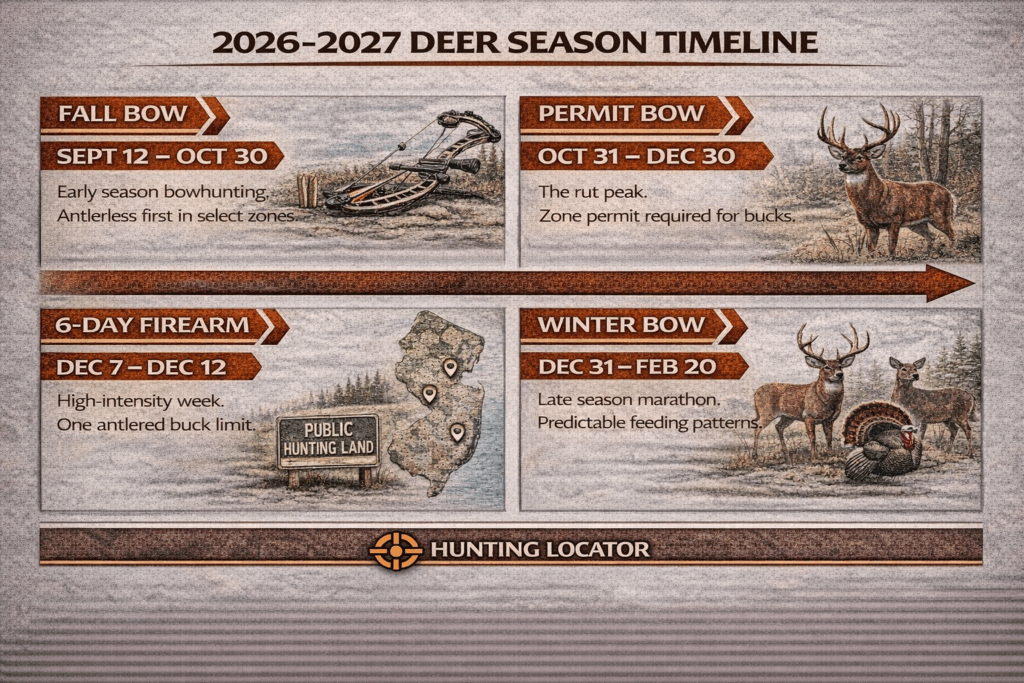 New Jersey hunting dates