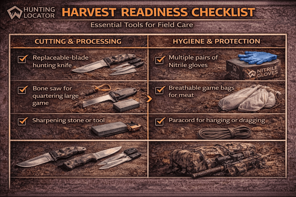 harvest readiness checklist