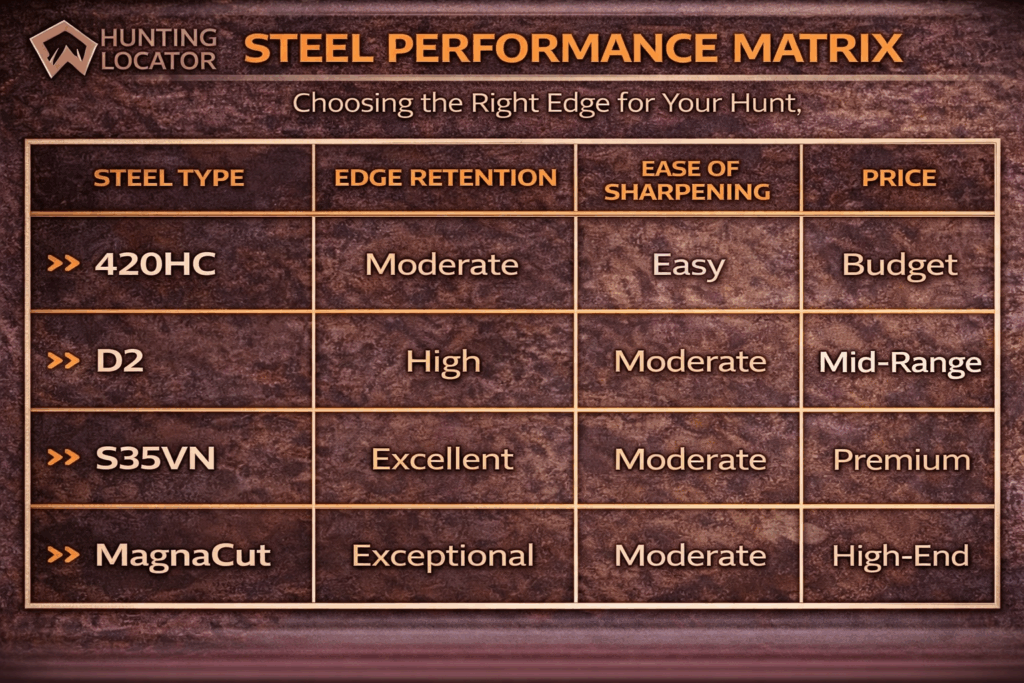 hunting knife performance