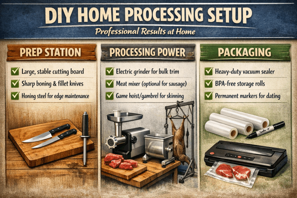 home processing station