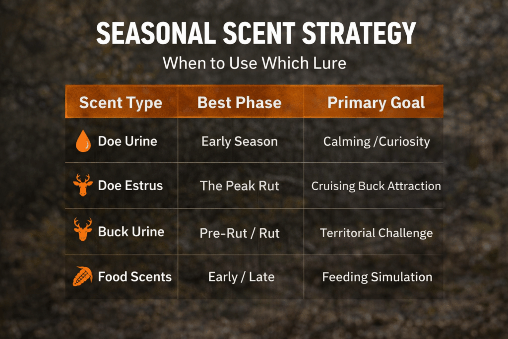scents and lures seasonal strategy