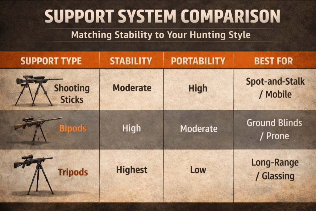 bipod system comparison