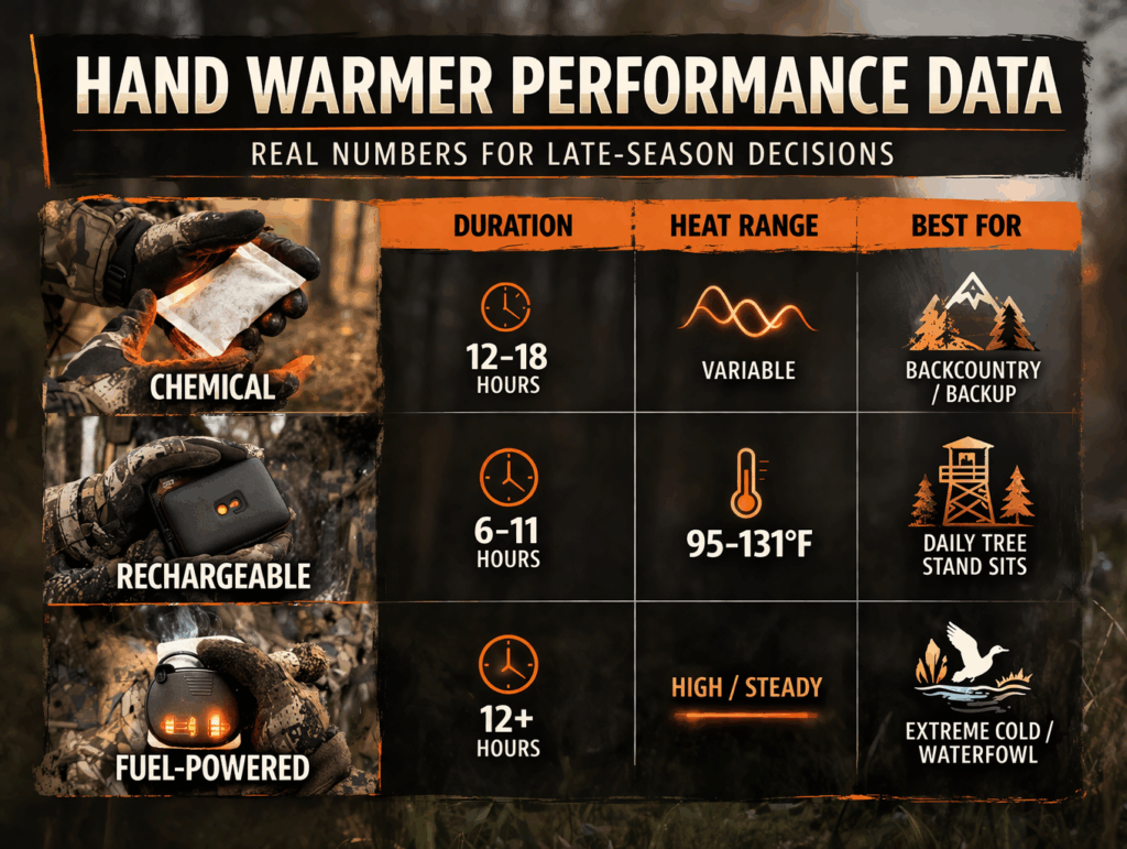 hand warmers comparison