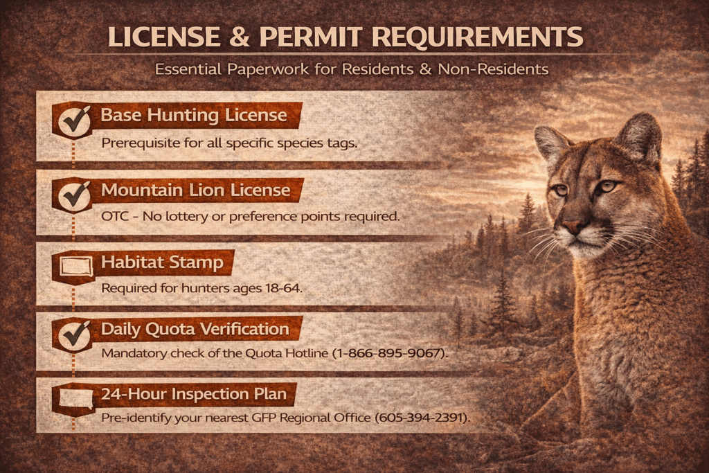 South Dakota mountain lion permit