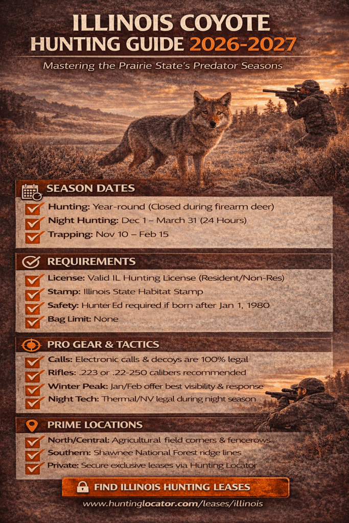Illinois coyote hunting