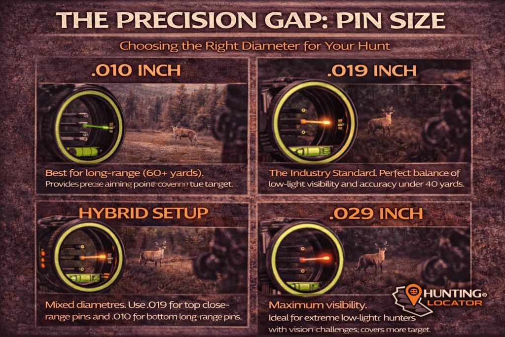 pin size
