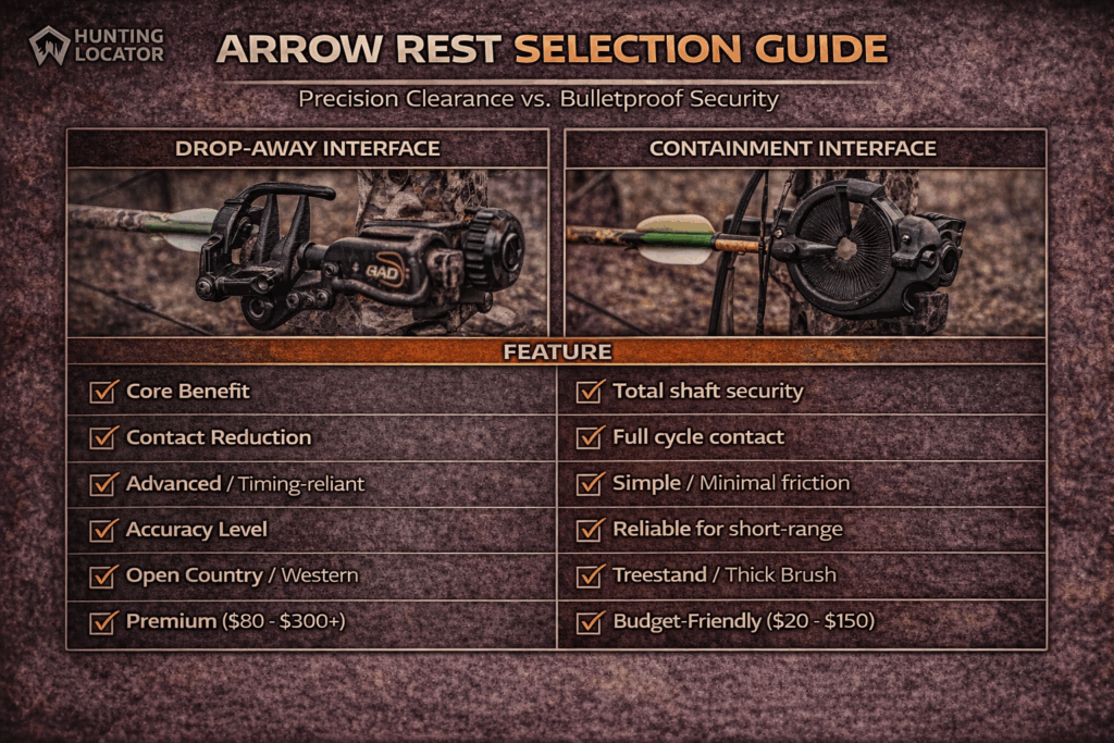 arrow rest selection guide