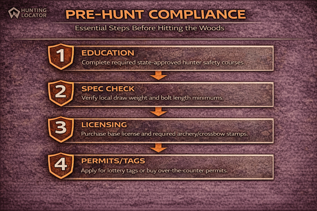 crossbow hunting compliance